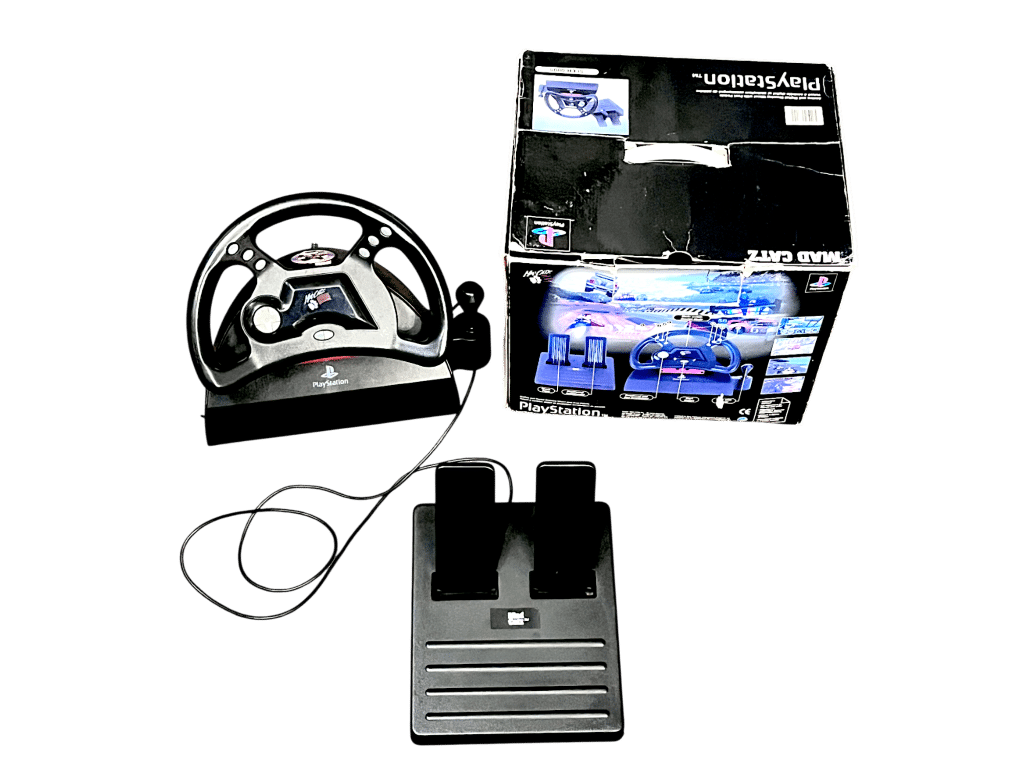 Mad Catz Racing Wheel + Pedals (PlayStation) *READ DESCRIPTION*
