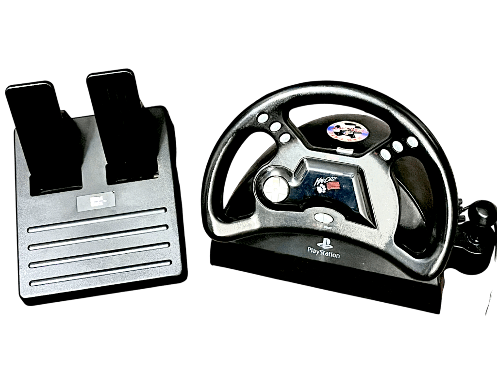 Mad Catz Racing Wheel + Pedals (PlayStation) *READ DESCRIPTION* - Image 3