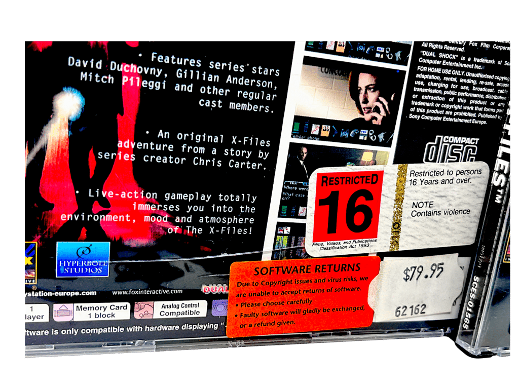 The X-Files (PS1) *MINT COMPLETE* - Image 8