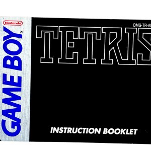 Tetris (Game Boy) - Instruction Booklet Only