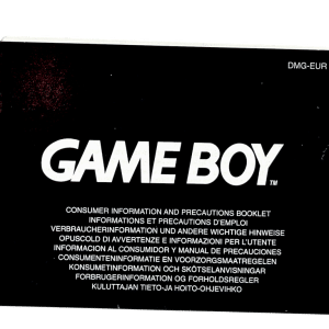 Nintendo Epilepsy Warning & Precautions Booklet (Game Boy / NES / SNES)