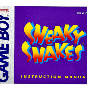 Sneaky Snakes (Game Boy) - Instruction Manual Only