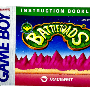 Battletoads (Game Boy) - Instruction Booklet Only