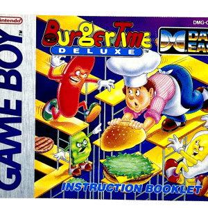 BurgerTime Deluxe (Game Boy) - Instruction Booklet Only