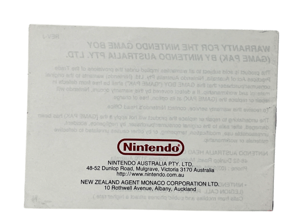 DuckTales (Game Boy) - Instruction Booklet Only - Image 2