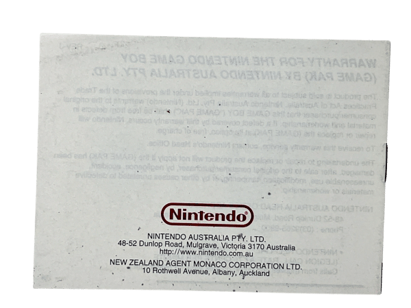 The Bugs Bunny Crazy Castle (Game Boy) - Instruction Booklet Only - Image 2