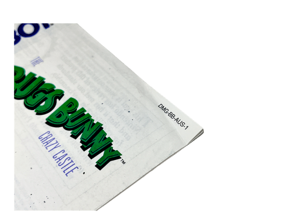 The Bugs Bunny Crazy Castle (Game Boy) - Instruction Booklet Only - Image 3