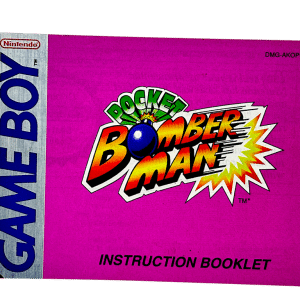 Pocket Bomberman (Game Boy) - Instruction Booklet Only