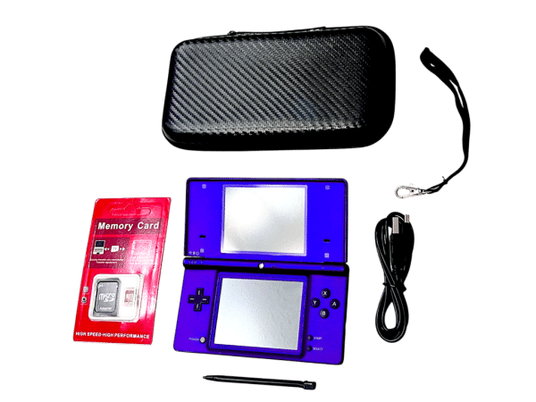 NINTENDO DSi Console (Turquoise) + Charger + Case + Memory Card - Image 2