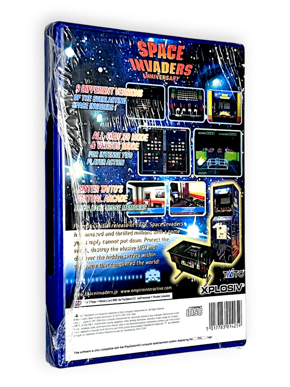 Space Invaders Anniversary (PS2) *NEW PLASTIC SEALED* - Image 6
