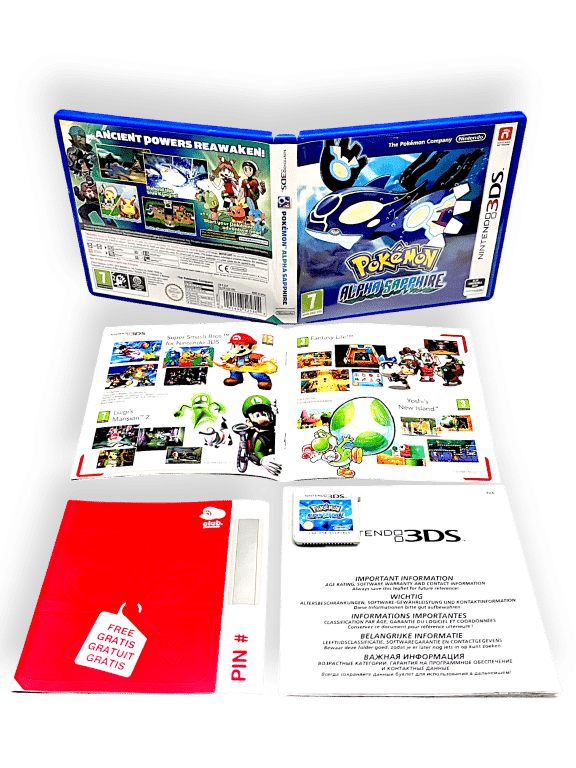 Pokemon Alpha Sapphire (Nintendo 3DS) *MINT COMPLETE*