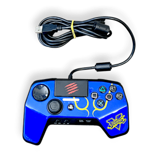 Mad Catz Street Fighter V FightPad PRO PS4 Controller BLUE
