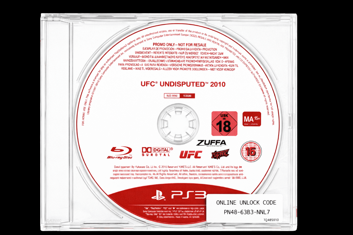 UFC Undisputed 2010 (PS3 GENUINE PRE-RELEASE)