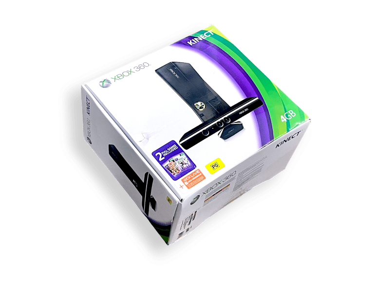 XBox 360 Slim 250GB (SILVER RIM + KINECT) *COMPLETE BOX SET* (FAMILY GAMING ONLY) - Image 8