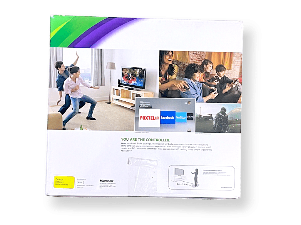 XBox 360 Slim 250GB (SILVER RIM + KINECT) *COMPLETE BOX SET* (FAMILY GAMING ONLY) - Image 11