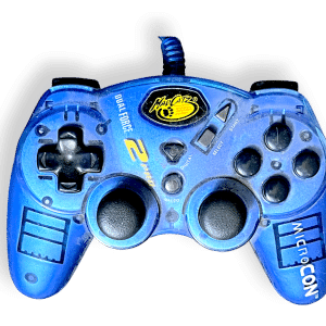 Mad Catz DUAL FORCE 2 Pro Controller (PS2) Smoke Blue
