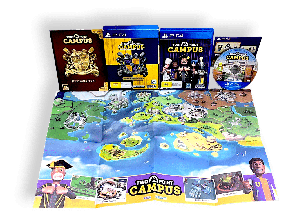 Two Point Campus: Enrolment Edition (PS4) *COMPLETE BOXED COLLECTOR'S BUNDLE* - Image 3