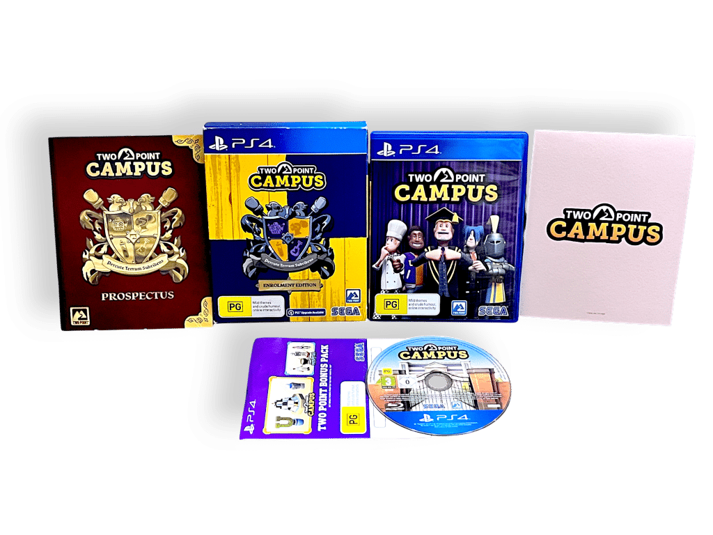 Two Point Campus: Enrolment Edition (PS4) *COMPLETE BOXED COLLECTOR'S BUNDLE* - Image 2