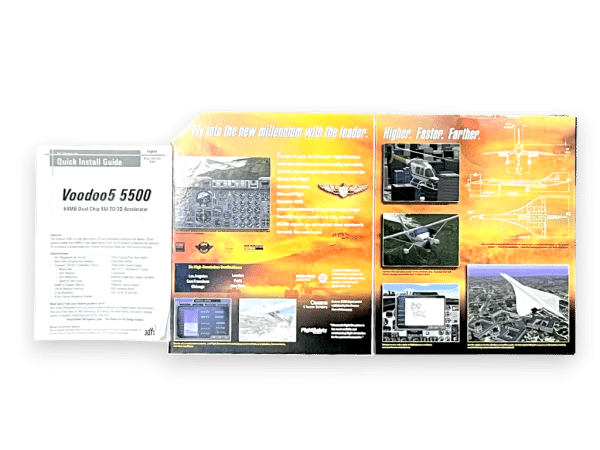 Microsoft Flight Simulator 2000 (PC) BOX BOX + MANUAL (NO DISC) - Image 3