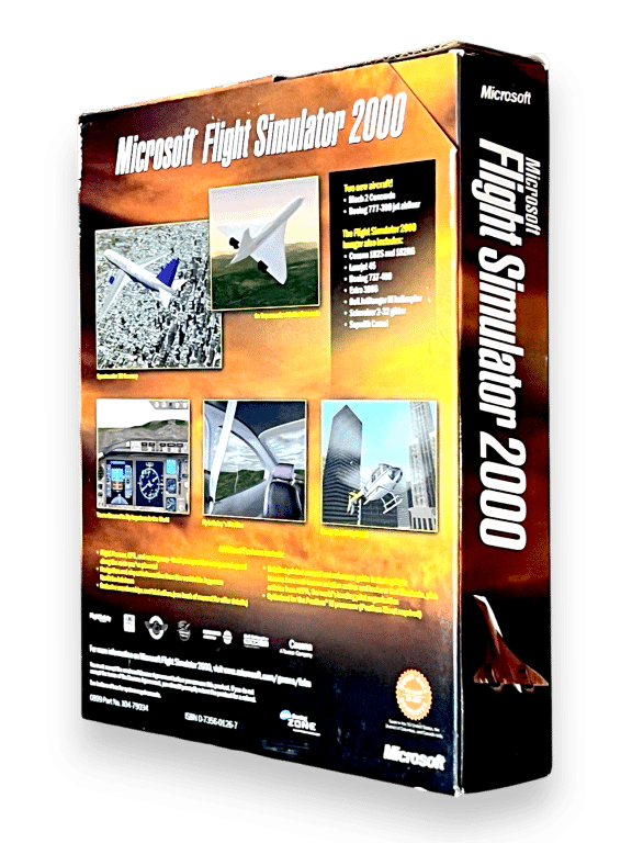 Microsoft Flight Simulator 2000 (PC) BOX BOX + MANUAL (NO DISC) - Image 5