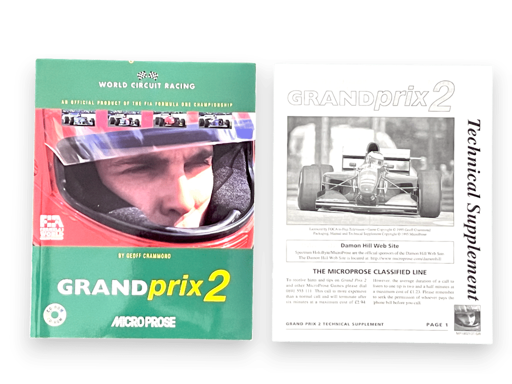 Grand Prix 2 (PC) MANUAL + BOOKLET ONLY
