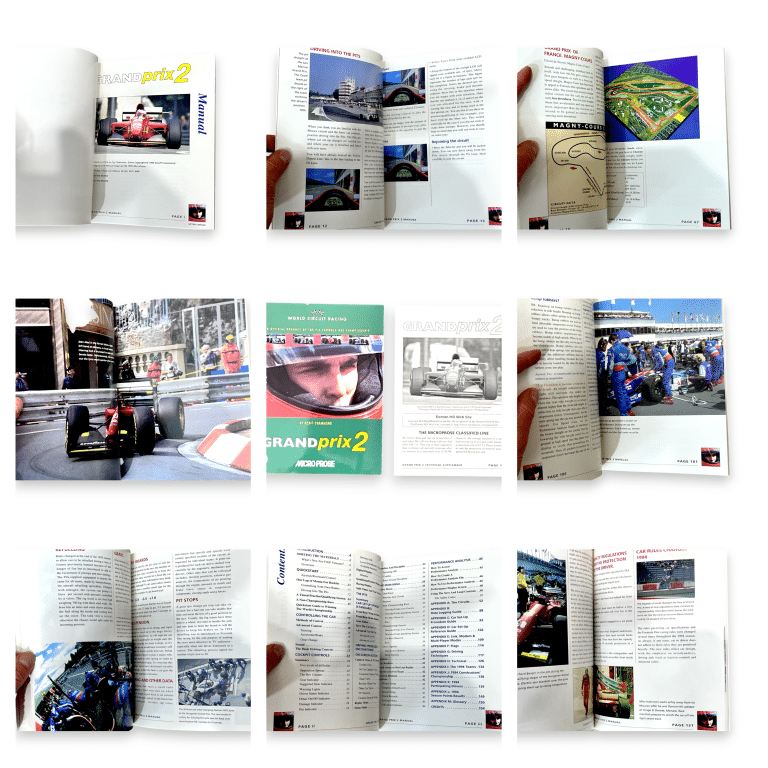 Grand Prix 2 (PC) MANUAL + BOOKLET ONLY - Image 2