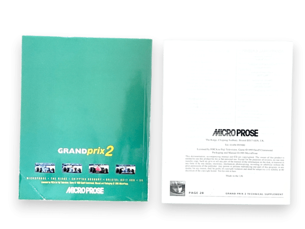 Grand Prix 2 (PC) MANUAL + BOOKLET ONLY - Image 3