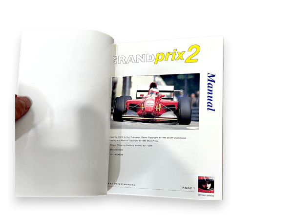 Grand Prix 2 (PC) MANUAL + BOOKLET ONLY - Image 4