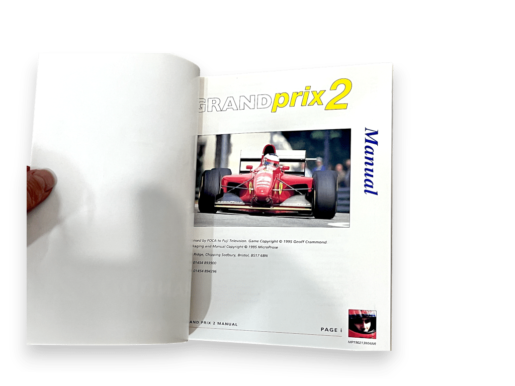 Grand Prix 2 (PC) MANUAL + BOOKLET ONLY - Image 4
