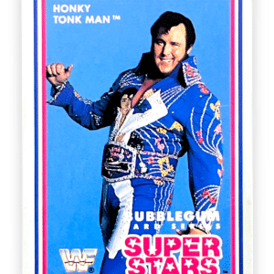 WWF Superstars of Wrestling 1989 SERIES 1 Card Honky Tonk Man