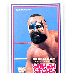 WWF Superstars of Wrestling 1989 SERIES 1 Card  - Barbarian