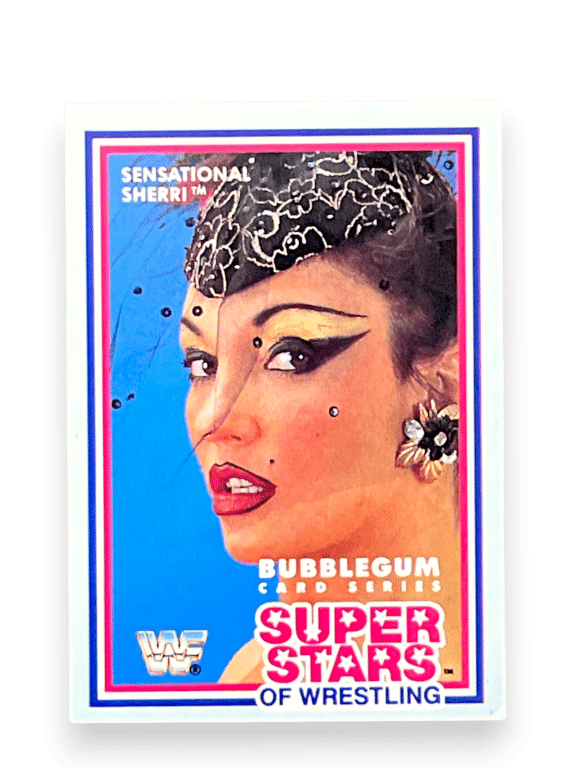 WWF Superstars of Wrestling 1989 SERIES 1 Card Sensational Sherri