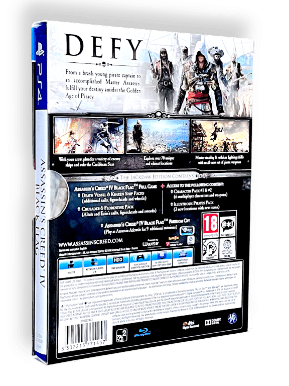 Assassin's Creed IV Black Flag JACKDAW BOXED EDITION (PS4) *RARE* - Image 4