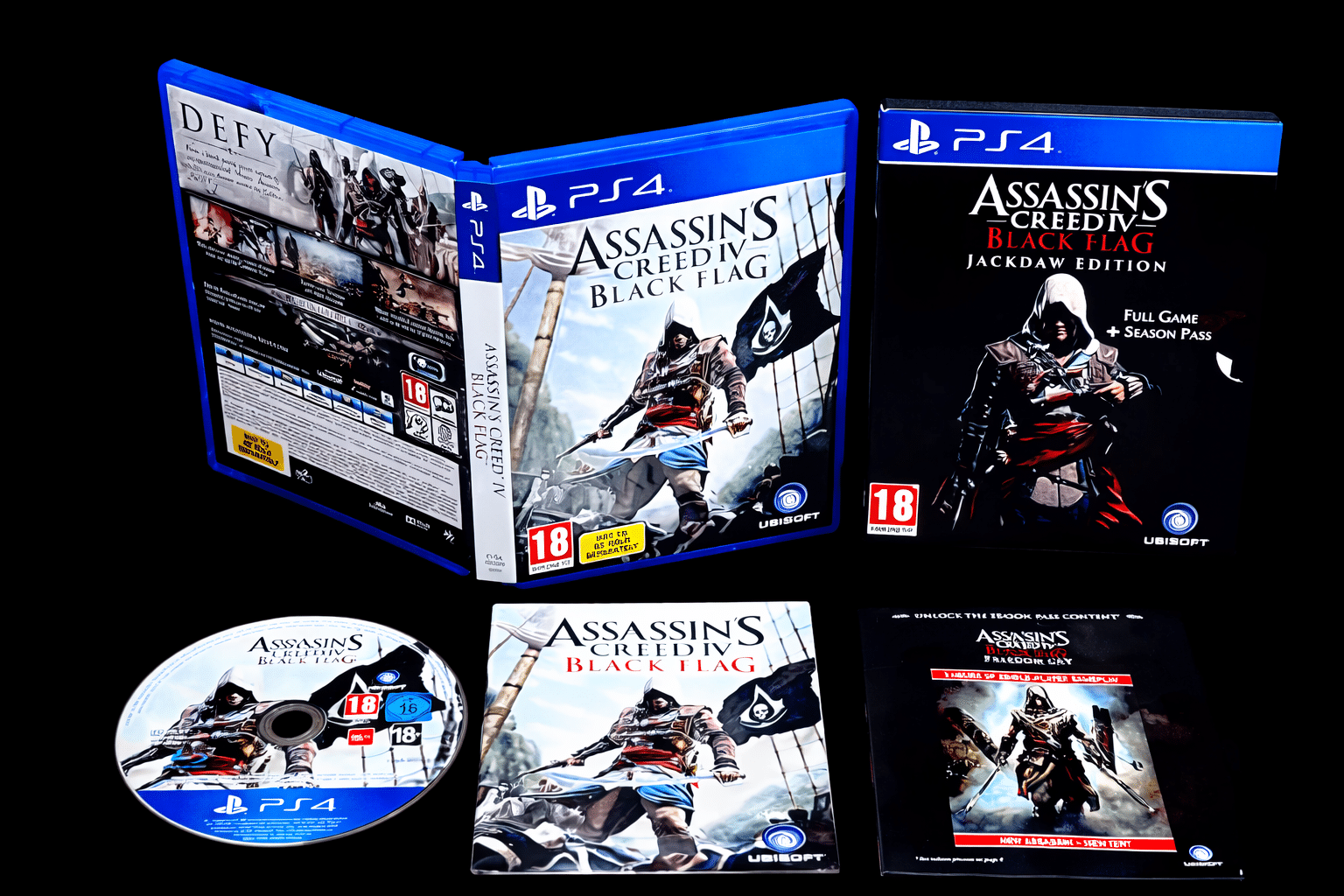 Assassin's Creed IV Black Flag JACKDAW BOXED EDITION (PS4) *RARE* - Image 3