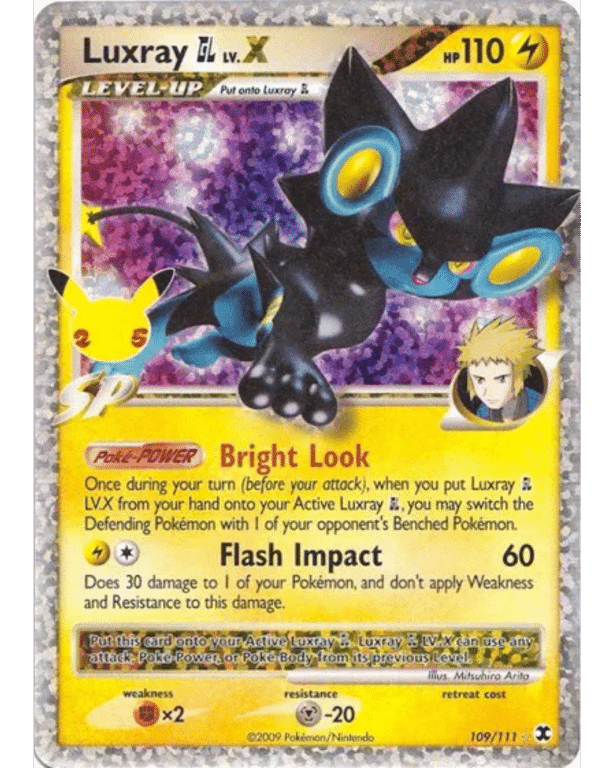POKEMON TCG - Luxray GL LV.X 109/111 Celebrations
