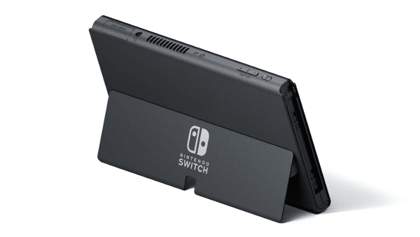 Nintendo Switch (OLED Model) Neon Blue and Red Joy-Con, Black Dock - Image 7