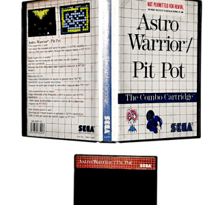 Astro Warrior / Pit Pot - The Combo Cartridge (Sega Master System)