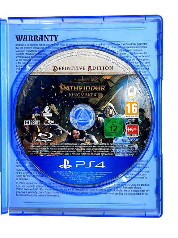 Pathfinder Kingmaker - Definitive Edition (PS4) *MINT COMPLETE* - Image 3