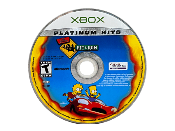 The SIMPSONS Hit & Run (XBox NTSC REGION) *GAME DISC ONLY* - Image 2