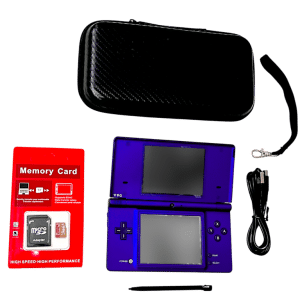 NINTENDO DSi Console (Turquoise) + Charger + Case + Memory Card