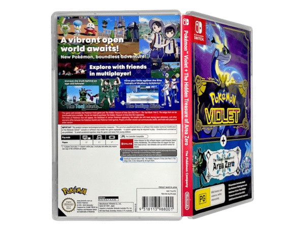 Pokemon Violet + The Hidden Treasure of Area Zero (Switch) NO CART - Image 4
