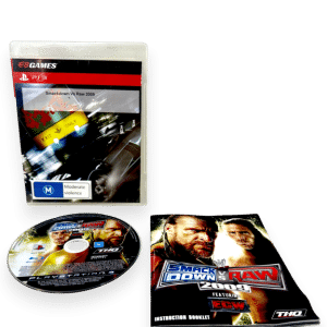 WWE SmackDown vs Raw 2009 (PS3) *INCLUDES MANUAL*