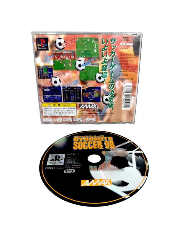 Dynamite Soccer 98 (PS1 PAL) *EXCELLENT & COMPLETE* - Image 2
