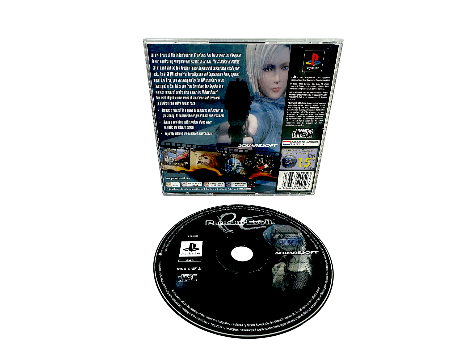 Parasite Eve II (PlayStation - PAL, 2 Discs) - Image 2