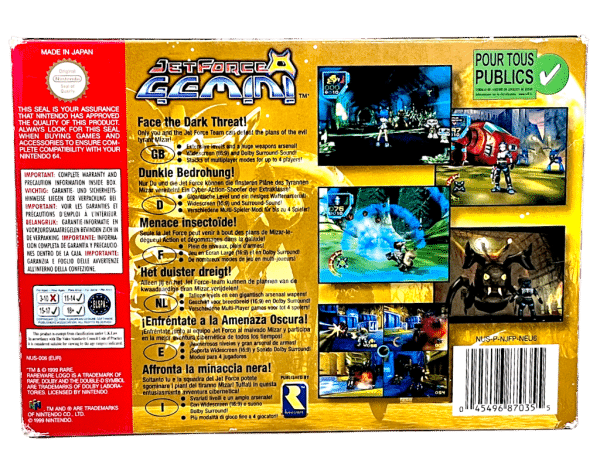 Jet Force Gemini (N64) Boxed with Manual - Image 5