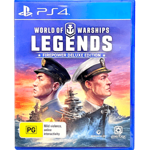 World of Warships: Legends Firepower (PS4) *MINT COMPLETE*