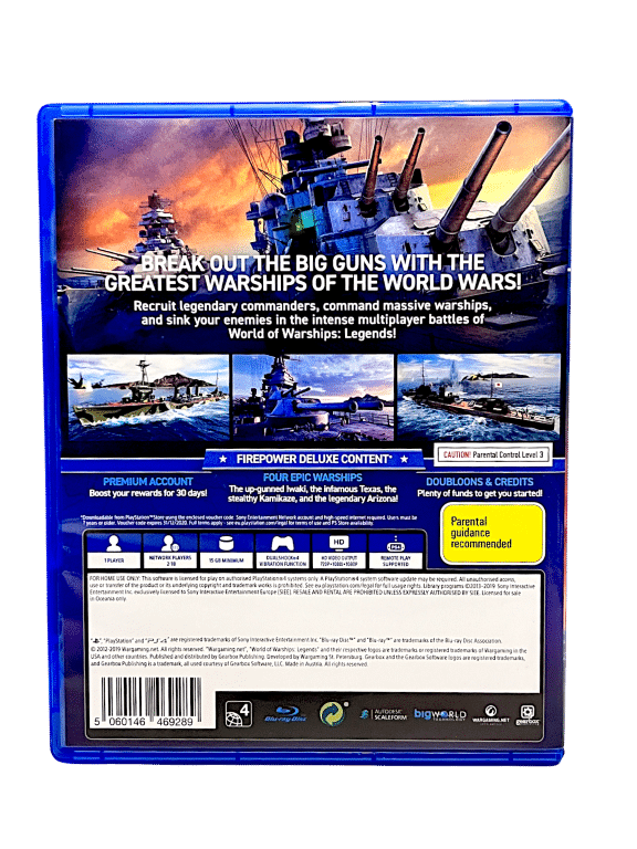 World of Warships: Legends Firepower (PS4) *MINT COMPLETE* - Image 2