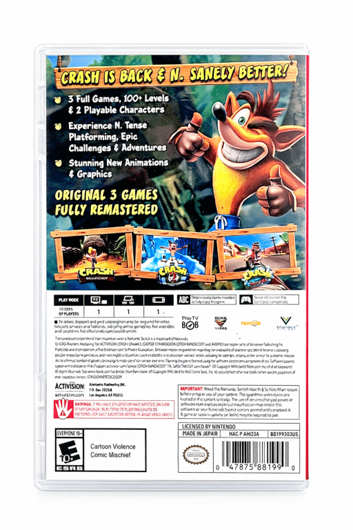 Crash Bandicoot: N-Sane Trilogy (N.Sane Trilogy) Nintendo Switch