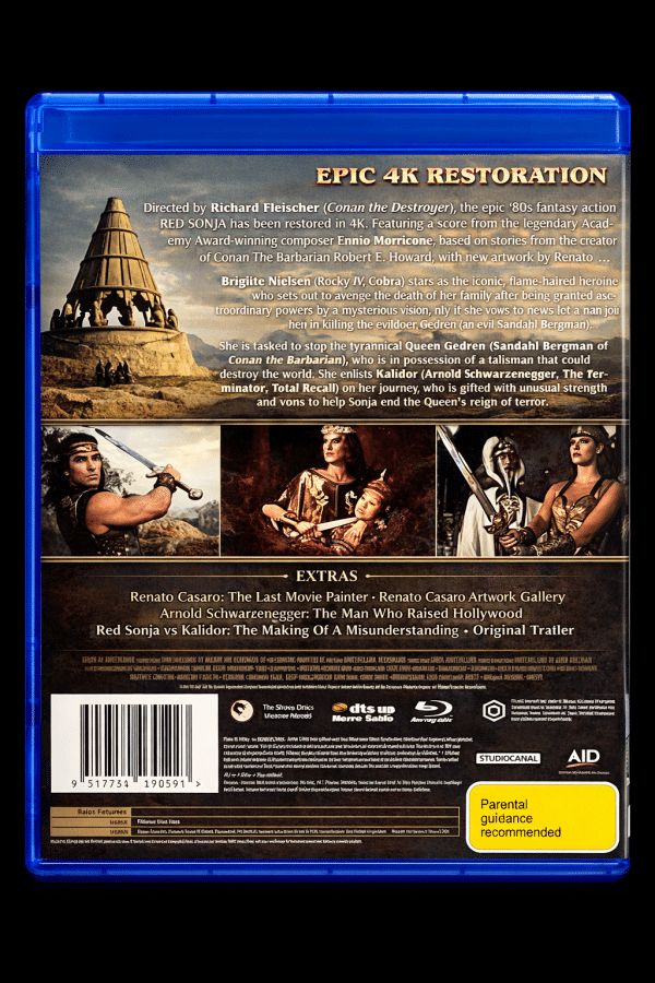Red Sonja - Classics Remastered (Blu-ray) starring Arnold Schwarzenegger - Image 2