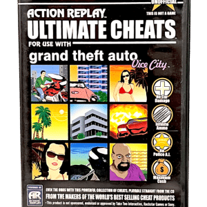 Action Replay Ultimate Cheats for Grand Theft Auto: Vice City (PS2)